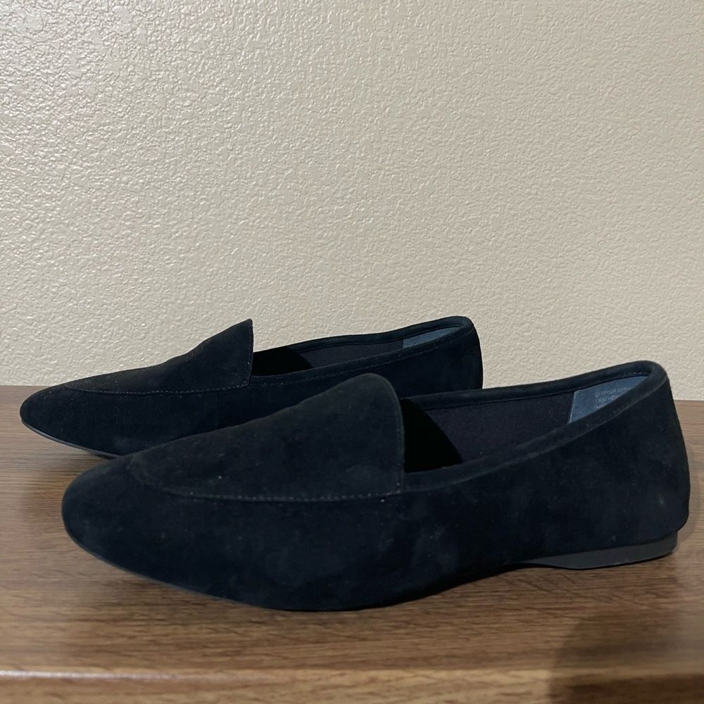 Birdies Black Suede Loafers